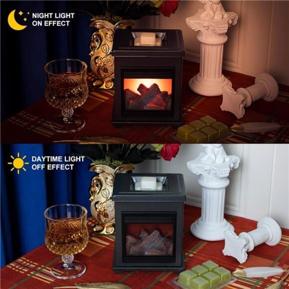 Fireplace Wax Warmer,Electric Wax Melt,Candle Wax Warmer Scented Wax Melts - Picture 4 of 7